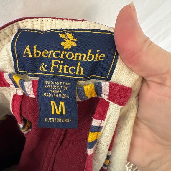 Abercrombie & Fitch Pants Mens M 38x30 Moose Logo Drawstring Button fly  Y2K - Picture 7 of 7